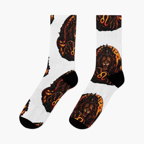 Item preview, Leo Halloween Fierce Fire King Lion designed and sold by Zodiac Celestial Art.