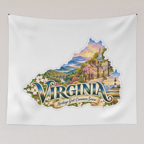 Item preview, Virginia Heritage Grit Common Sense designed and sold by Whimspired By Paxx.