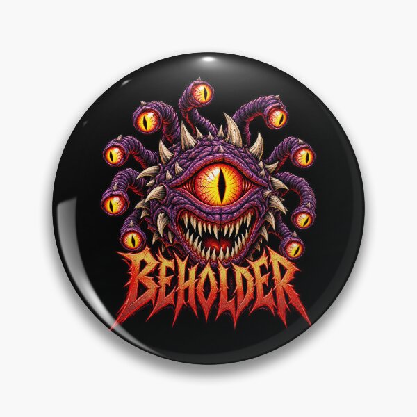 Item preview, Beholder Dungeons and Dragons Monster designed and sold by Pandaburba.