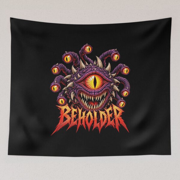 Item preview, Beholder Dungeons and Dragons Monster designed and sold by Pandaburba.