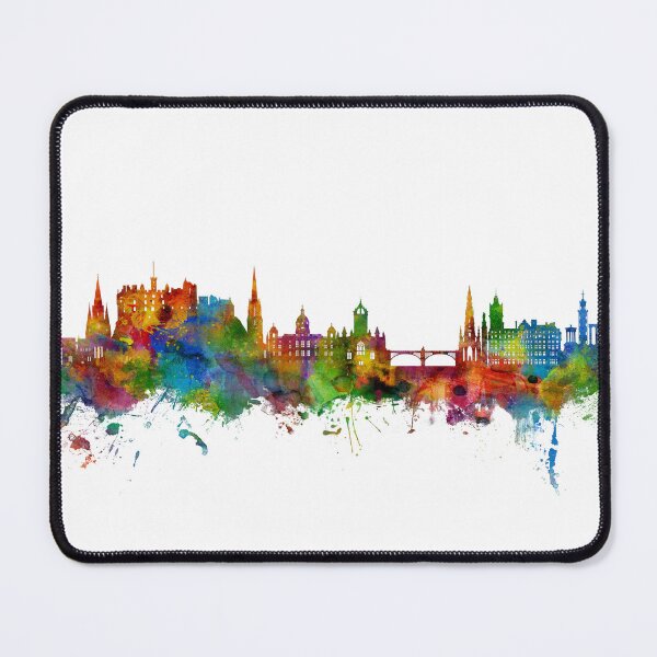 Item preview, Edinburgh Scotland Skyline designed and sold by ArtPrints.