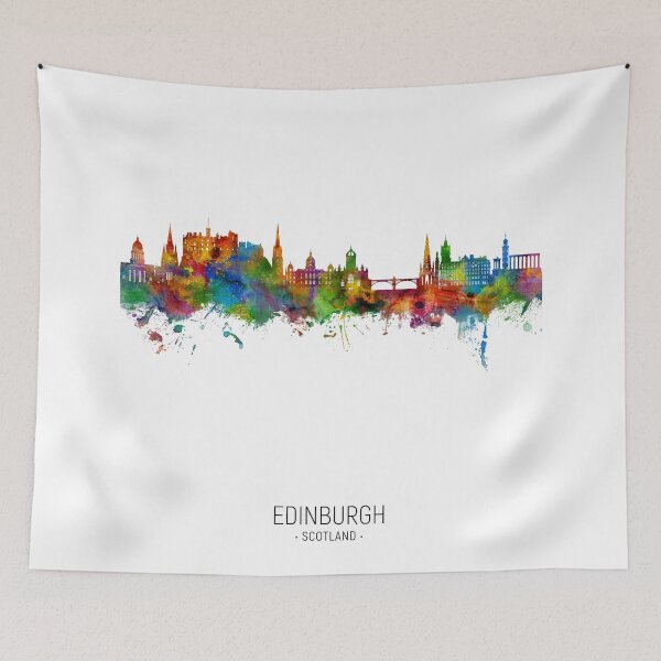 Item preview, Edinburgh Scotland Skyline designed and sold by ArtPrints.