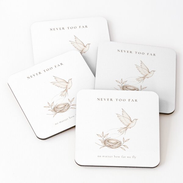 Item preview, Never Too Far — Bird and Nest Line Art designed and sold by KONVERSKIY.