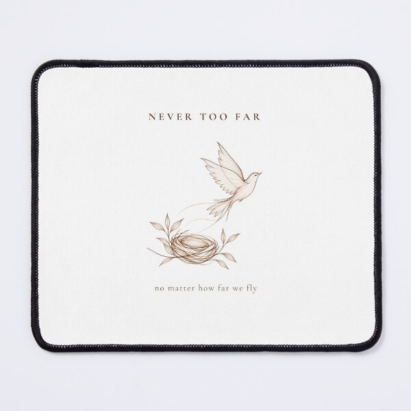 Item preview, Never Too Far — Bird and Nest Line Art designed and sold by KONVERSKIY.