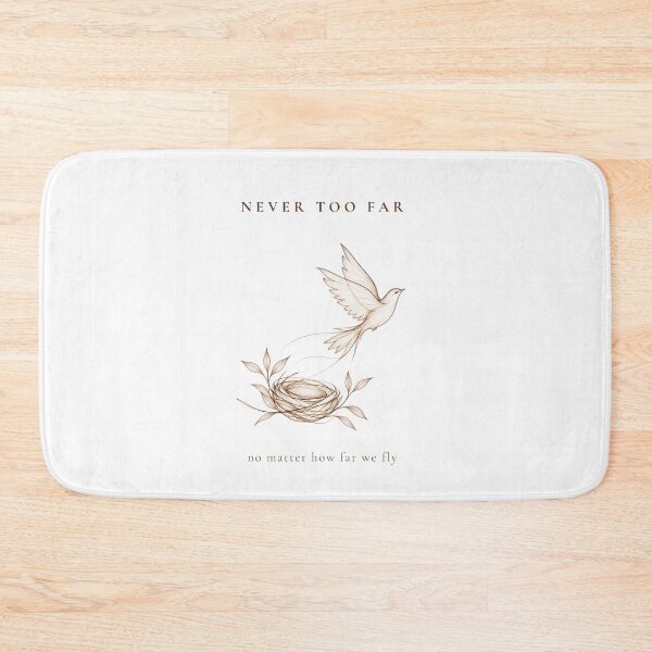 Item preview, Never Too Far — Bird and Nest Line Art designed and sold by KONVERSKIY.