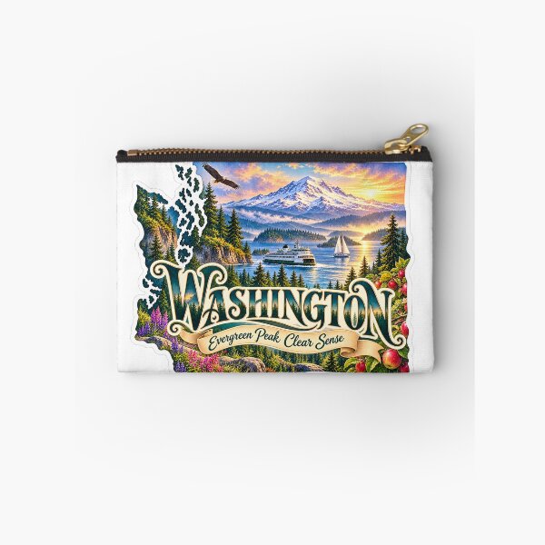Item preview, Washington Evergreen Peak Clear Sense designed and sold by Whimspired By Paxx.