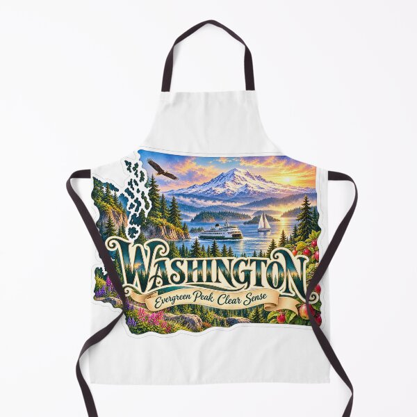 Item preview, Washington Evergreen Peak Clear Sense designed and sold by Whimspired By Paxx.