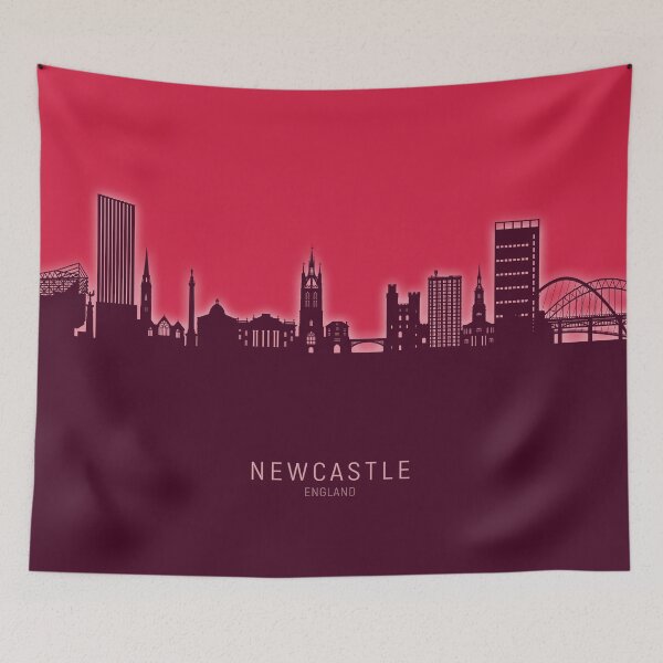 Item preview, Newcastle England Skyline designed and sold by ArtPrints.