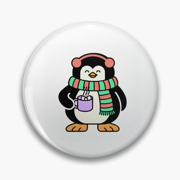 Item preview, Cozy Penguin with Hot Cocoa designed and sold by BysonDesigns.