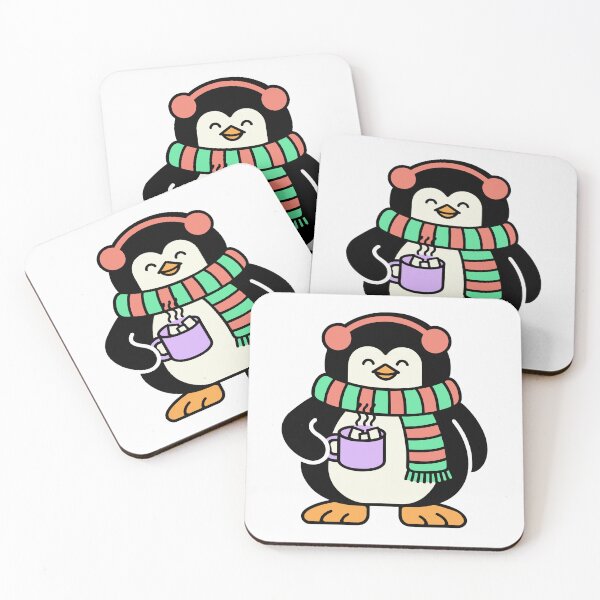 Item preview, Cozy Penguin with Hot Cocoa designed and sold by BysonDesigns.