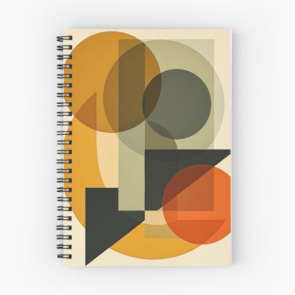 Item preview, Overlapping Circles Abstract Mid Century Modern Wall Art designed and sold by nhk999.