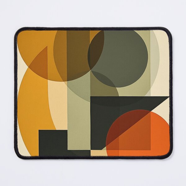 Item preview, Overlapping Circles Abstract Mid Century Modern Wall Art designed and sold by nhk999.