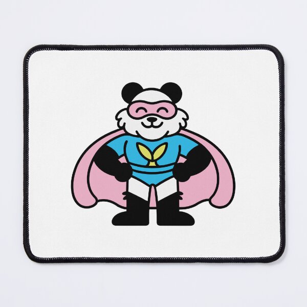 Item preview, Panda Superhero with Cape and Mask designed and sold by BysonDesigns.