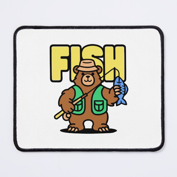 Item preview, Fish - Bear Proud of His Catch designed and sold by BysonDesigns.