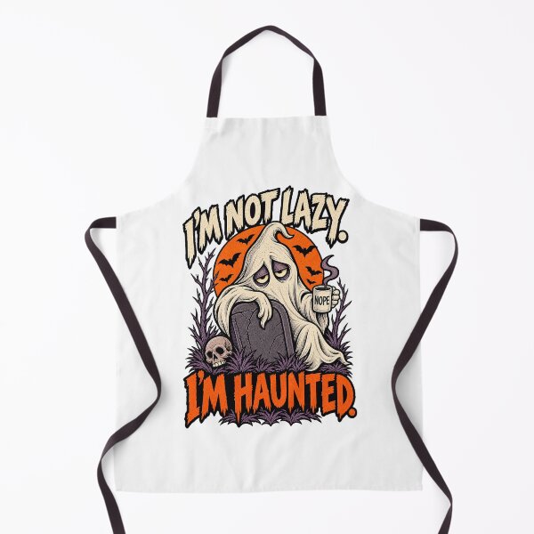 Item preview, Im Not Lazy Im Haunted Ghost Graveyard Moon designed and sold by Kromia.
