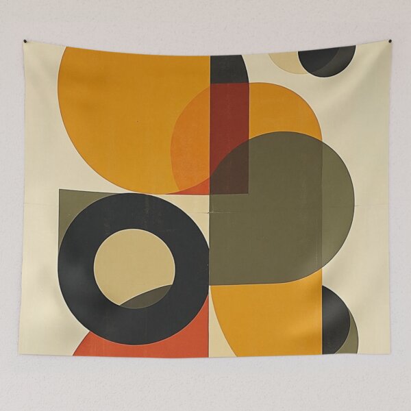 Item preview, Modern Earth Tone Abstract Mid Century Wall Decor designed and sold by nhk999.