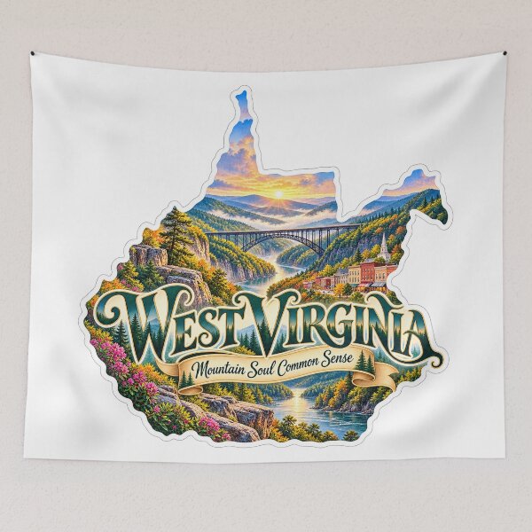 Item preview, West Virginia Mountain Soul Common Sense designed and sold by Whimspired By Paxx.