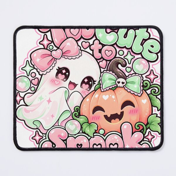 Item preview, Too Cute to Spook Kawaii Ghost & Pumpkin Pastel Halloween Design designed and sold by MotiveStuff.