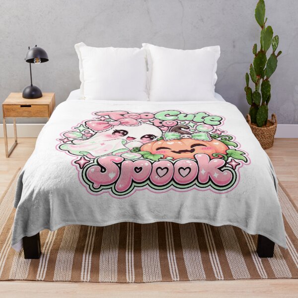 Item preview, Too Cute to Spook Kawaii Ghost & Pumpkin Pastel Halloween Design designed and sold by MotiveStuff.