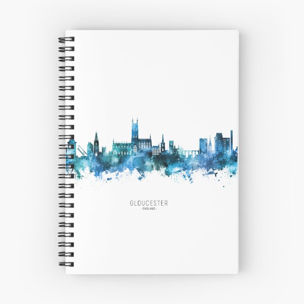 Artikelvorschau, Skyline von Gloucester, England entworfen und verkauft von ArtPrints.