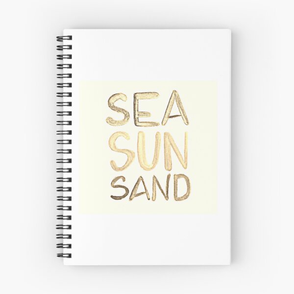 Item preview, Sea Sun Sand Summer Beach Coastal Print designed and sold by bellasaint.