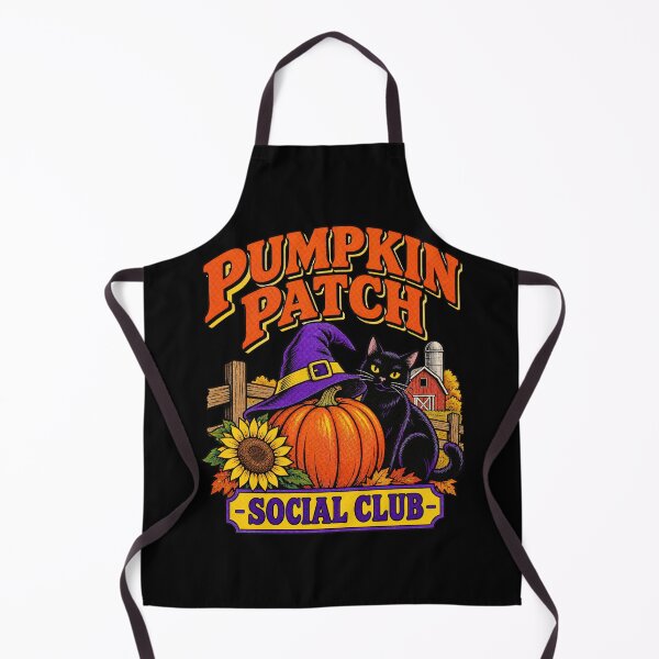 Item preview, Pumpkin Patch Social Club Witch Pumpkin Black Cat Barns designed and sold by yassin-stags.