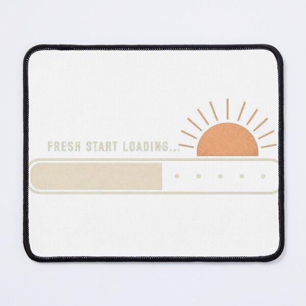 Item preview, Fresh Start Loading... Cute Motivational New Year Shirt designed and sold by RokomariFabric.