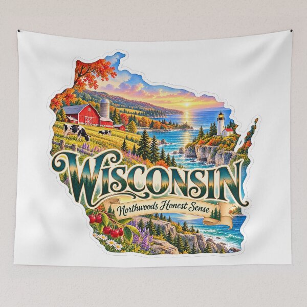 Item preview, Wisconsin Northwoods Honest Sense designed and sold by Whimspired By Paxx.