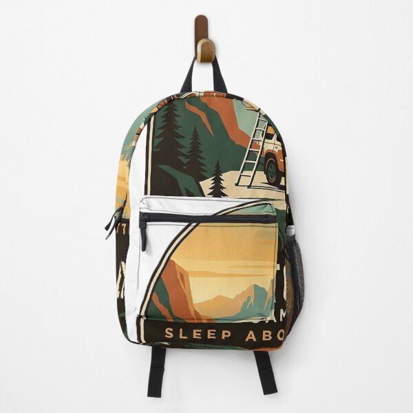 Item preview, Rooftop Tent Camping Sticker - Vintage WPA Overland Badge designed and sold by DetourDgn.