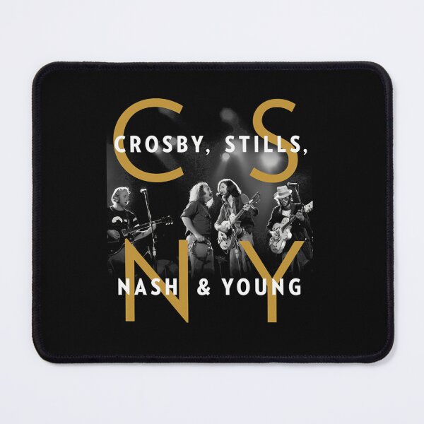 Item preview, Crosby Stills Nash Young Monochrome Concert Design designed and sold by ShirlyGatten.