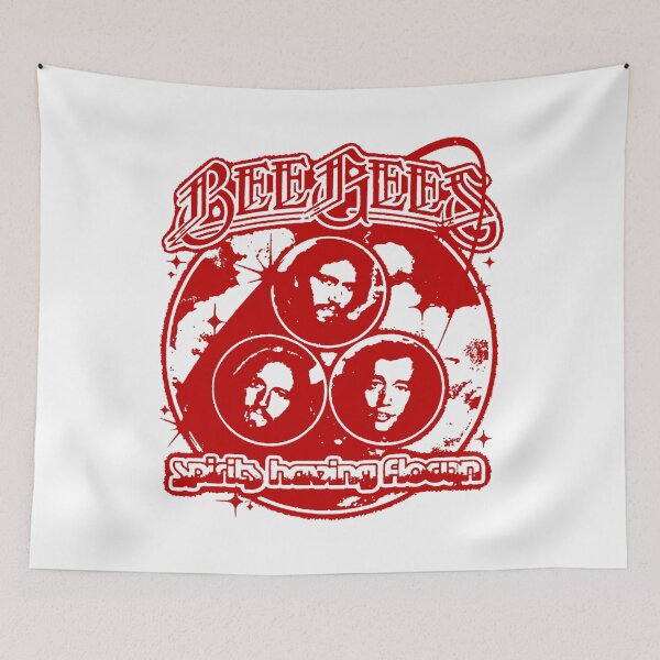 Item preview, Grunge Red Silhouette Pop Rock Band designed and sold by BiskiTop.