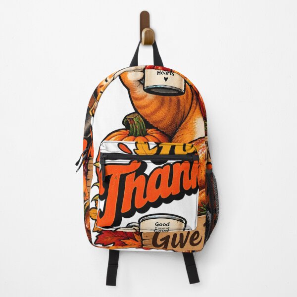 Item preview, Retro Thanksgiving Cat Turkey Feast – Happy Thanksgiving Give Thanks designed and sold by Grump and Co.
