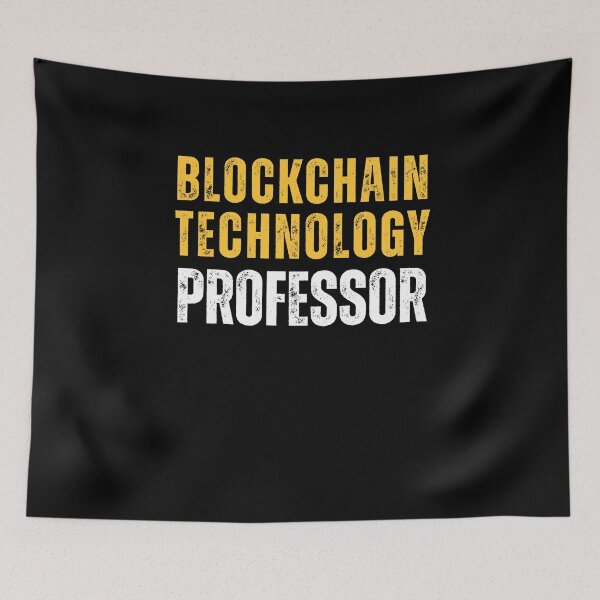 Item preview, Blockchain Technology Professor designed and sold by domostore.