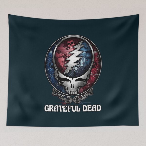 Item preview, Grateful Dead Dark Lightning Skull designed and sold by Sisowool.