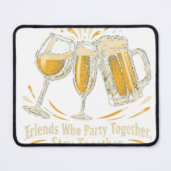 Item preview, Friends Who Party Together, Stay Together NYE Shirt designed and sold by RokomariFabric.