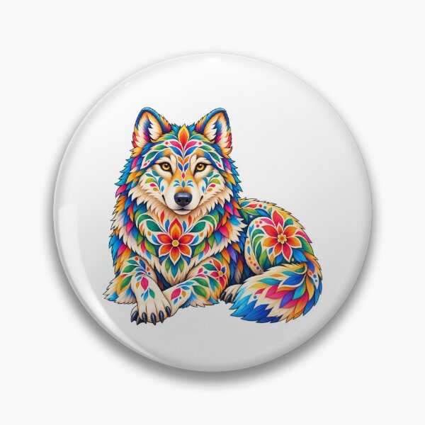 Item preview, Kaleido Mandala Wolf designed and sold by Myra365Art.