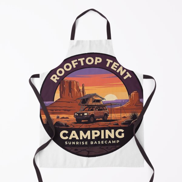 Item preview, Rooftop Tent Awning and Ladder Sunrise Circle Sticker designed and sold by DetourDgn.