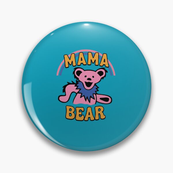 Item preview, Mama Bear Grateful Dead Pink Bear designed and sold by Sisowool.