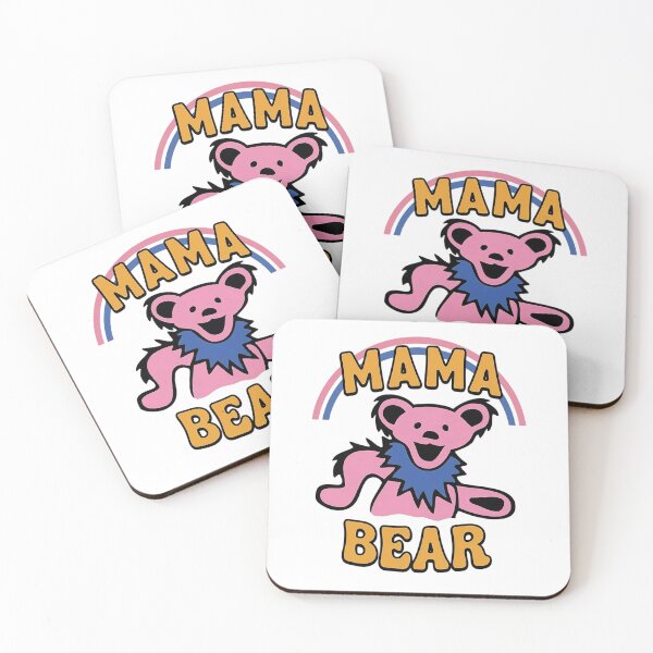 Item preview, Mama Bear Grateful Dead Pink Bear designed and sold by Sisowool.