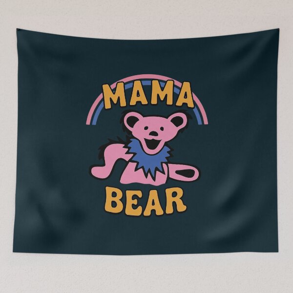 Item preview, Mama Bear Grateful Dead Pink Bear designed and sold by Sisowool.