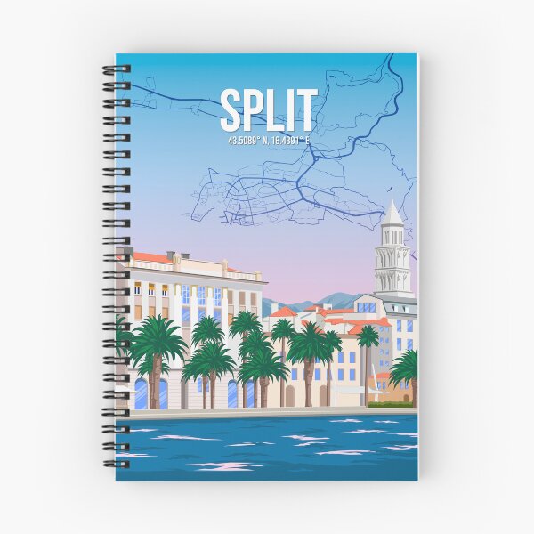 Item preview, Split Riva Promenade and Saint Domnius Cathedral Travel Art designed and sold by Stadify.