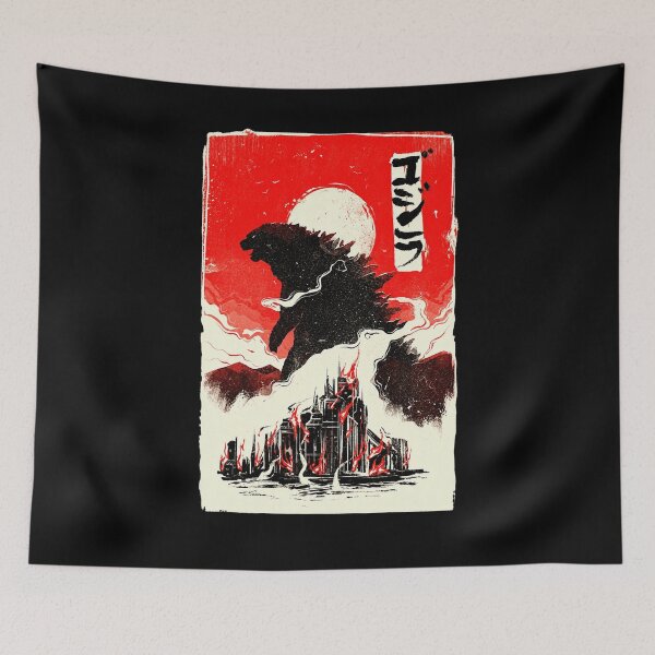 Item preview, Japanese Kaiju Great Wave Graphic designed and sold by DianaVape.