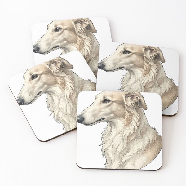 Item preview, Vintage Naturalist Borzoi Portrait — Antique Dog Breed Art designed and sold by Catch333.
