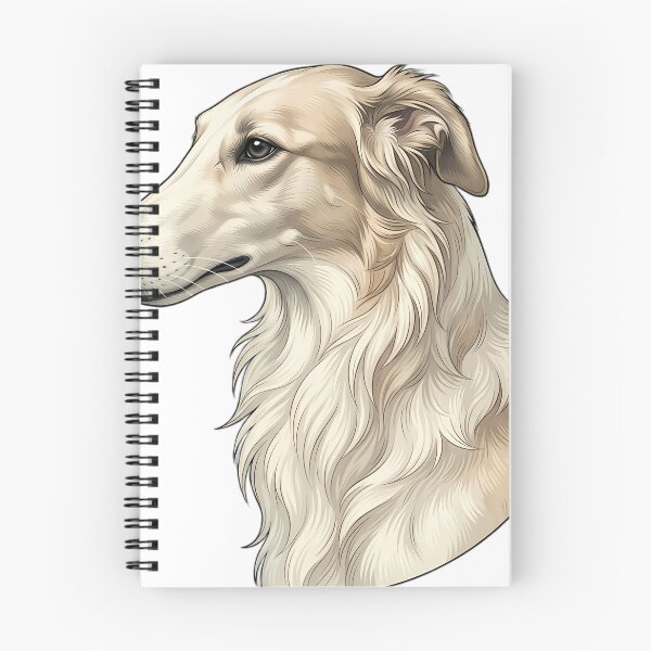Item preview, Vintage Naturalist Borzoi Portrait — Antique Dog Breed Art designed and sold by Catch333.