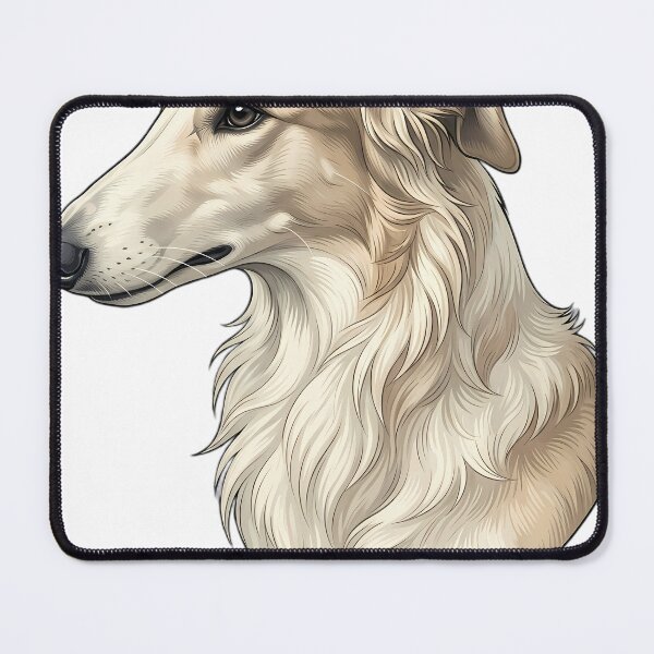 Item preview, Vintage Naturalist Borzoi Portrait — Antique Dog Breed Art designed and sold by Catch333.