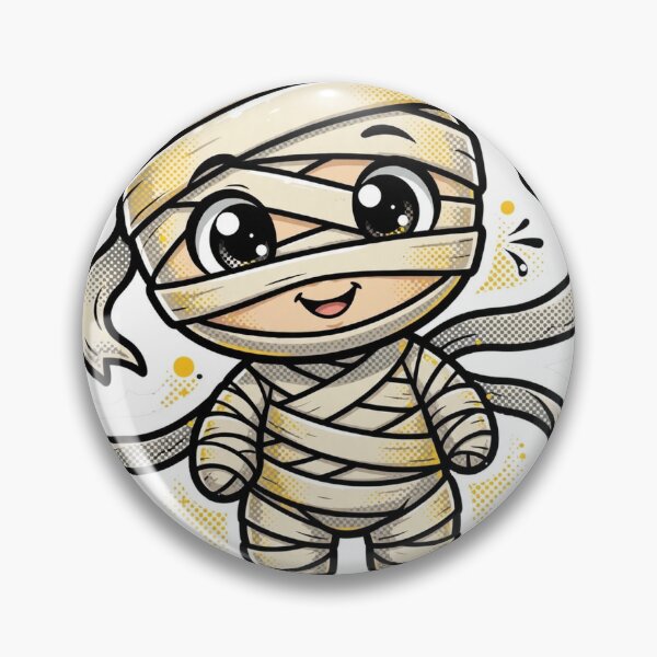 Item preview, Mummy Bold Comic Inks Sticker - Halloween designed and sold by Lesley D.