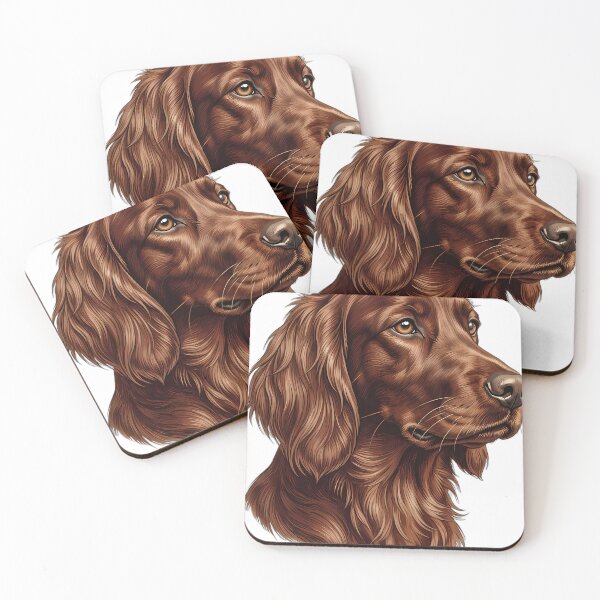 Item preview, Vintage Naturalist Irish Setter Portrait — Antique Dog Breed Art designed and sold by Catch333.