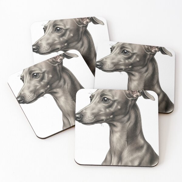 Item preview, Vintage Naturalist Italian Greyhound Portrait — Antique Dog Breed Art designed and sold by Catch333.