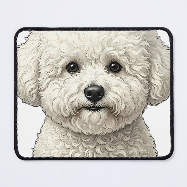 Item preview, Vintage Naturalist Bichon Frise Portrait — Antique Dog Breed Art designed and sold by Catch333.