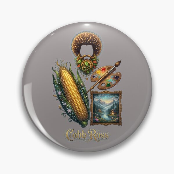 Item preview, Cobb Ross Corn Painting Pun Funny Food Art-2 designed and sold by TimLieken.